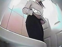 Babe with fresh booty pissed on toilet cam and fixed thong